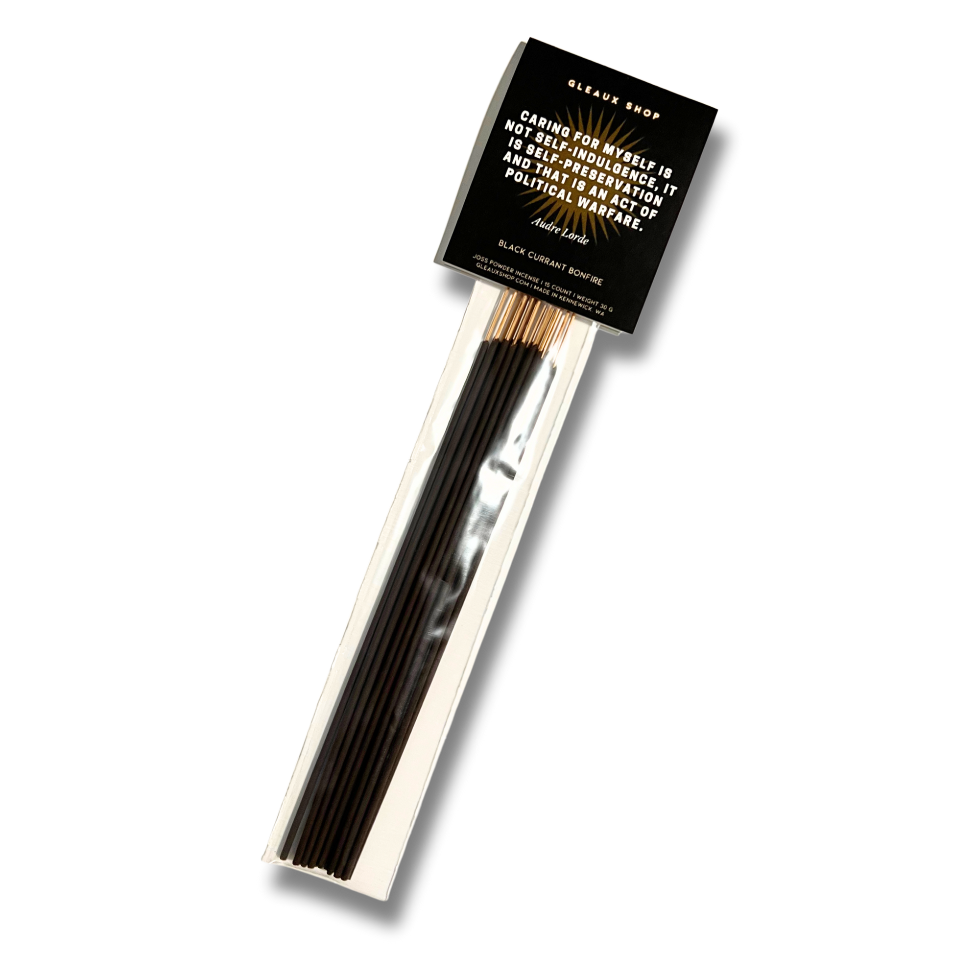 Black Currant & Bonfire incense sticks by Gleaux Shop
