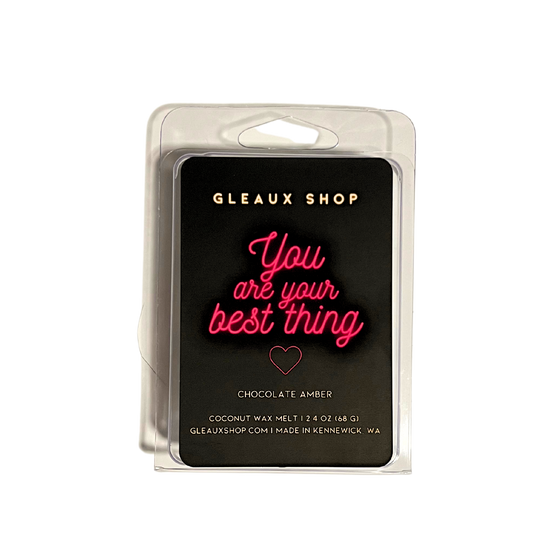 You Are Your Best Thing: Chocolate Amber Scented Coconut Wax Melts